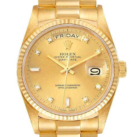 mens rolex gold president|rolex president gold price.